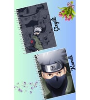 Kakashi hatake defter seti 2 adet A4 boyutu 21*30 çizgili + kareli 60 syf