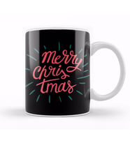 Yılbaşı Yeni Yıl Konseptli Merry Christmas 019 Kupa Bardak Porselen