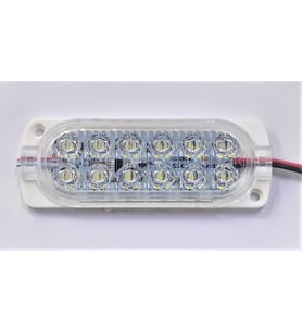 Çakar Modül Beyaz 12 Ledli 12 Volt 2.4 Watt 2 Ad