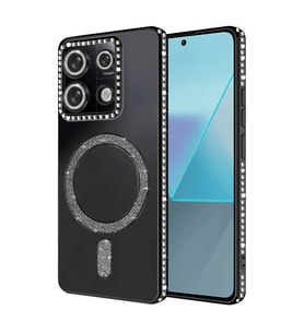 Xiaomi Redmi 13c Joke Simli Magneticsafe Kılıf - Siyah