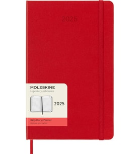 Moleskine Günlük Planlayıcı, 12 Aylık Günlük Planlayıcı 2025, Sabit Kapak Ve Elastik Kilit, Renk Kız