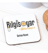 Kişiye Özel Bilgisayar Mühendislerine Özel Bardak Altlığı