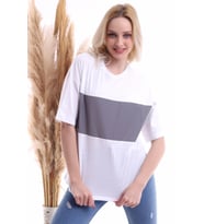 21113690 Süprem Reflektörlü Kısa Kol T-Shirt BEYAZ