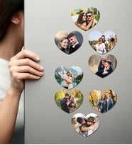 Kişiye Özel Ahşap Fotoğraflı UV Baskılı Magnet