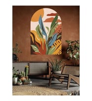 Velaris Boho Bohem Renkli Duvar Sticker