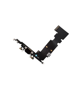 iPhone 8 Plus Şarj Soketi Mikrofon Filmi Flex (ORJ) Siyah
