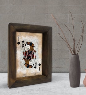 BK Gift Dekoratif Doğal Masif Ahşap Çerçeve 15x20cm-56 (Beyaz)