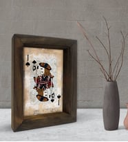 BK Gift Dekoratif Doğal Masif Ahşap Çerçeve 15x20cm-56 (Beyaz)