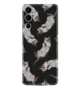 Tecno Pova Neo 2 Kılıf Silikon Desen Özel Seri Sevimli Kedicikler 1785