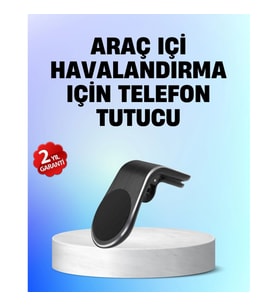 Mey İthalat® Manyetik Araç Telefon Tutucu – 360° Döner Kalorifer Petekli