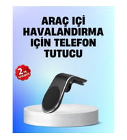 Mey İthalat® Manyetik Araç Telefon Tutucu – 360° Döner Kalorifer Petekli