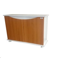 Kanki Pet 100 Cm MDF KP1000125VC Flex Venedik Ceviz Kapaklı Akvaryum Sehpası 100x31x69 cm