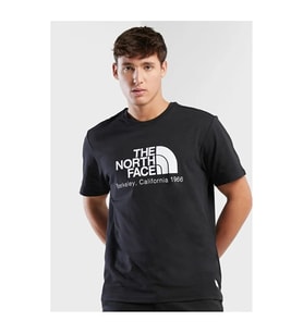 The North Face M BERKELEY CALIFORNIA TEE- IN SCRAP MAT Erkek  T-Shirt  NF0A55GEJ (Siyah)