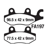 Mondial Strada 125 Arka Fren Disk Balatası Fa197 Orj