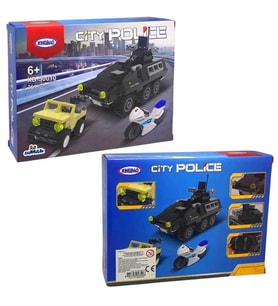 SAMATLI XB-50010 XINGBAO CITY POLICE POLİS ARABASI YAPI BLOKLARI 261 PARÇA 6+