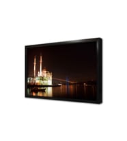 Gece Ortaköy Camii Çerçeveli Mdf Tablo
