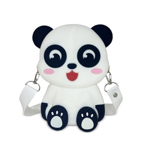 Ogi Mogi Toys Silikon Beyaz Panda Omuz Çantası