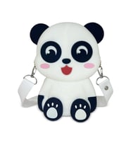 Ogi Mogi Toys Silikon Beyaz Panda Omuz Çantası