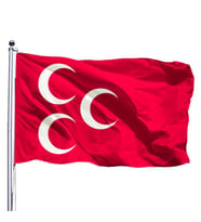 3 Hilal Kırmızı 100x150 - Tek Kat Raşel