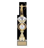 ODAK KUPA - Figürlü Kupalar - Okçu Figürlü Kupalar FG-066 C - 46 cm