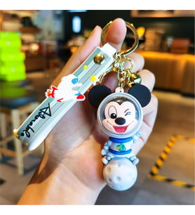 Space Uzay Astronot Mickey Mouse Anahtarlık Ve Çanta Aksesuarı