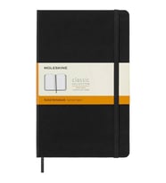 Moleskine Sert Kapak Çizgili Defter L Boy 13x21 cm 240 Sayfa Siyah