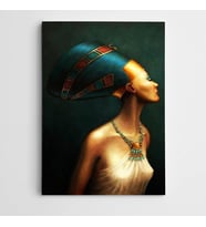 Mısırlı Prenses Modern Sanat Kanvas Tablo