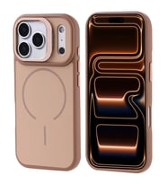 Apple iPhone 17 Pro Max Kılıf M-safe Şarj Özellikli Kamera Standlı Zore Notron Kapak