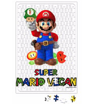 Super Mario Vegan Puzzle 240 Parça Yapboz