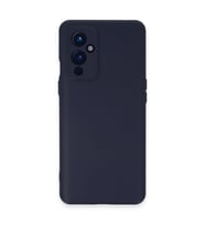 One Plus 9 Kılıf Nano İçi Kadife Silikon - Lacivert
