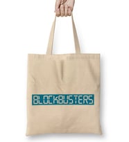 Retro Blockbusters Logo Bez Çanta Uzun Saplı