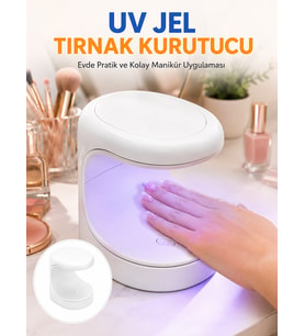 Lexroo Kalıcı Oje Kurutucu Mini UV Işınlı Taşınabilir Hızlı ve Pratik Oje Kurutucu Yeni Nesil
