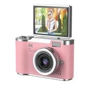 4k Dijital Retro Video Kamera 48mp 18x Zoom Flaşlı (32gb) Kart Dijital Vlog Fotoğraf Makinesi Türkçe