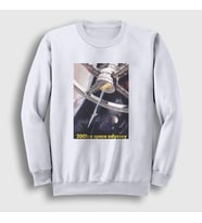 Presmono Unisex Beyaz Space Station Film 2001 A Space Odyssey Sweatshirt 241867tt