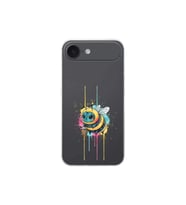 iPhone 17 Air ile uyumlu Splash arı tasarımlı şeffaf silikon kılıf