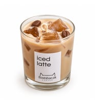 Ice Latte Şeklinde Kahve Kokulu Bardak Mum