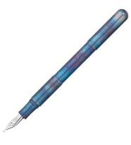 Kaweco Supra Fireblue Dolma Kalem Medium Uç  İsme Özel Kalem (Karışık)
