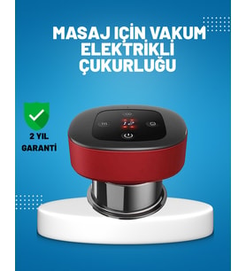 Northcity Elektrikli Vakumlu Çukurluk Masaj Aleti Isıtmalı ve Kırmızı Işıklı Terapi Seti - Evde Profesyonel Masöz Deneyimi