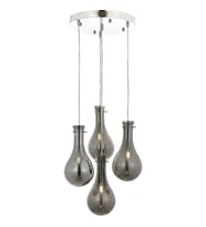 AVONNI AV-60092-4KT Krom Kaplama Modern Avize E14 Metal Cam 40cm
