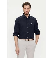 Guess LS ROLL-UP SHIRT Erkek Lacivert Gömlek F4GH00WG3L0-G7V2