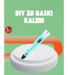 Üç Boyutlu 3d Yazıcı Kalem Abs Ve Pla Uyumlu