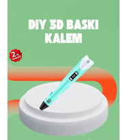 Üç Boyutlu 3d Yazıcı Kalem Abs Ve Pla Uyumlu