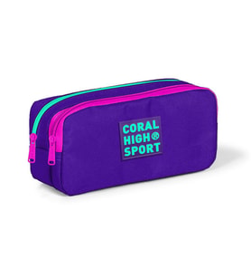 Coral High Sport Mor İki Bölmeli Kalem Çantası 22276