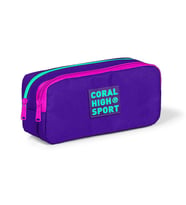Coral High Sport Mor İki Bölmeli Kalem Çantası 22276