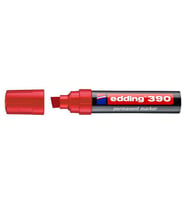 Edding 390 Permanent Markör 12 mm Kesik Uç KIRMIZI 