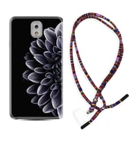 Samsung Note 3 4 5 8 9 20 Ultra 10 Lite Kılıf Boyun Asklı Rasta Silikon Çiçekler 1639