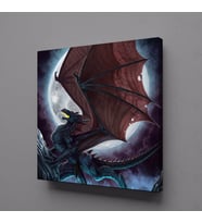 EJDERHA KANVAS TABLO 100x100cm (Karışık)