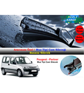Peugeot Partner Muz Silecek Takımı 2001-2009