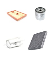 Bosch Filtre Bakım Seti Skoda Roomster 1.4 Benzinli 2007-2010 Hava + Yağ F + Yakıt F. + Polen Bosch
