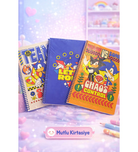 SONİC A4 KARELİ 80 YAPRAK DEFTER